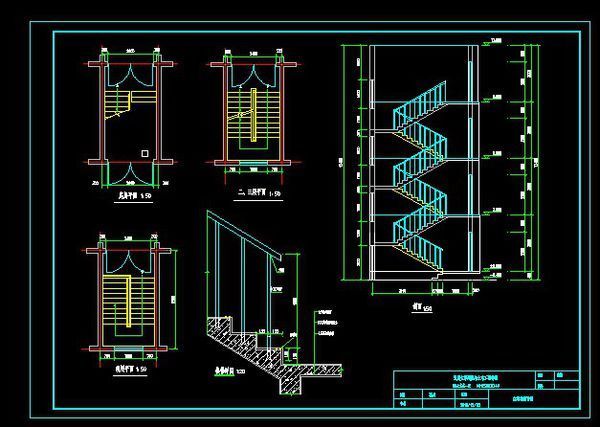 楼梯剖面图的符号各代表什么意思?