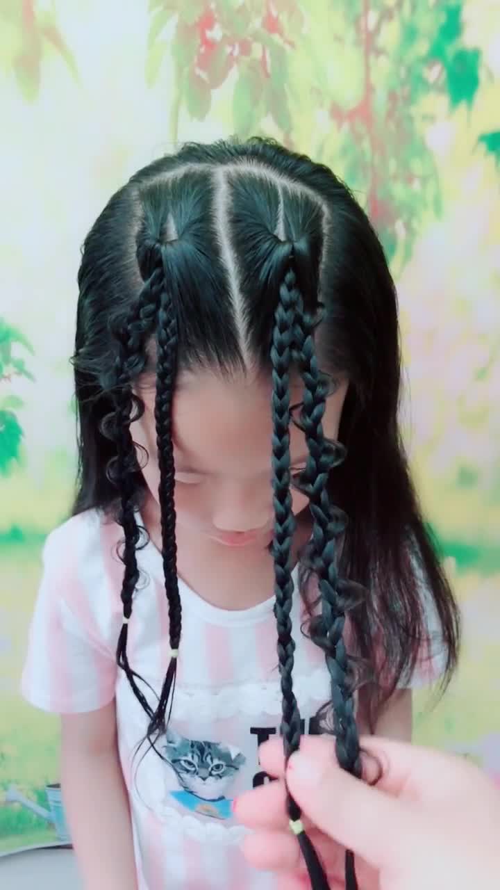 儿童扎辫子视频怎么扎头发的方法《最新》