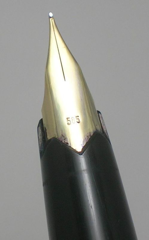 montblanc钢笔的笔头585是什么意思