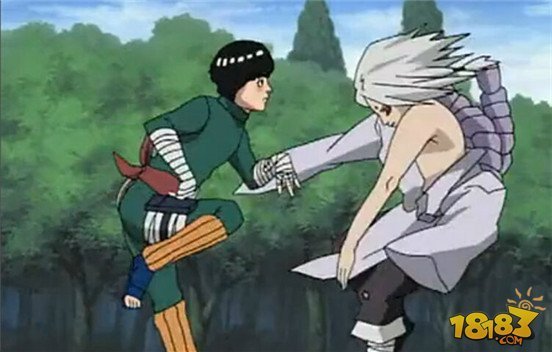 火影忍者手游李洛克vS君麻吕 火影十大经典战