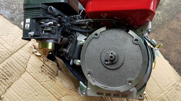 170 汽油机微耕机维修教程视频, 飞轮和高压包的拆卸和安装