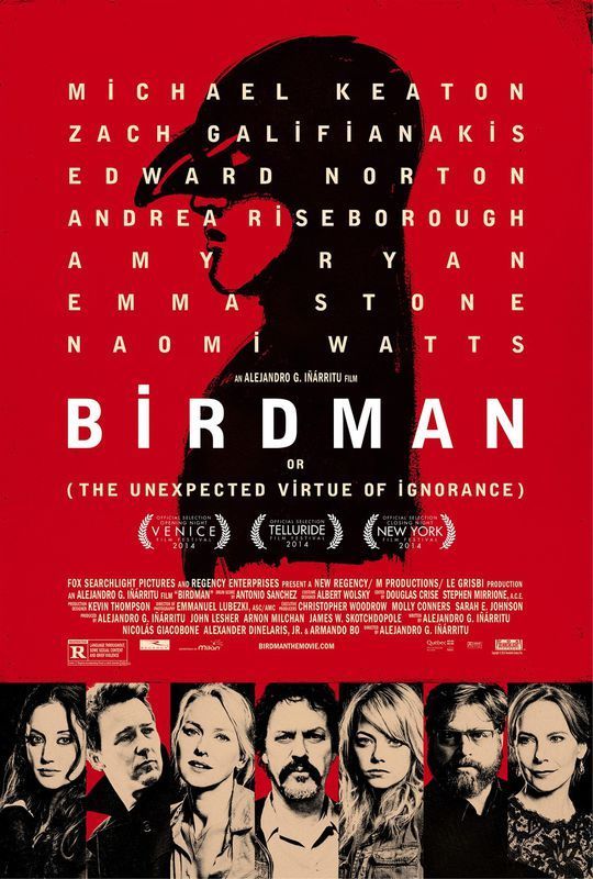 鸟人 (2014) birdman 119分钟 - 喜剧/剧情 - 2014年10月17日美国