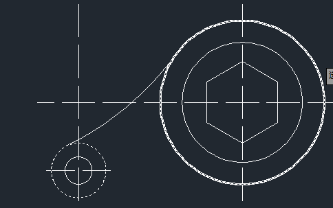 CAD画图如何用F圆角命令画出另一个方向