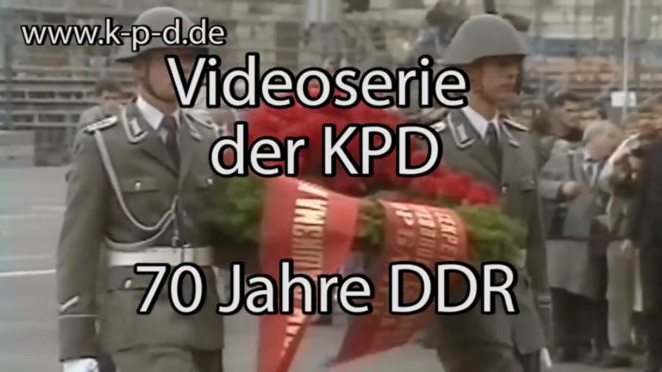 [图]DDR70周年时KPD老同志演唱《Auferstanden Aus Ruinen》