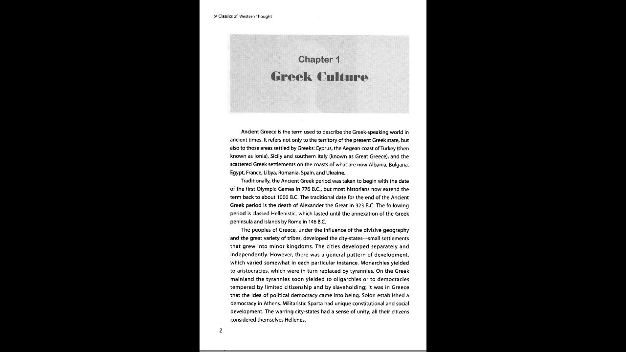 [图]西方思想经典导读 孙有中 chapter 1 Greek Culture