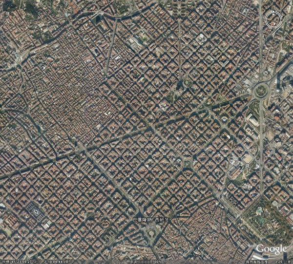 急需巴塞罗那圣家堂平面图立面图和地区周边的