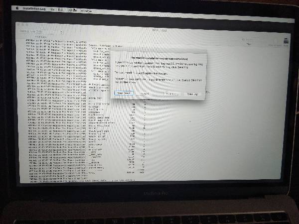 苹果电脑最近更新后,开机显示失败,无法启动,怎