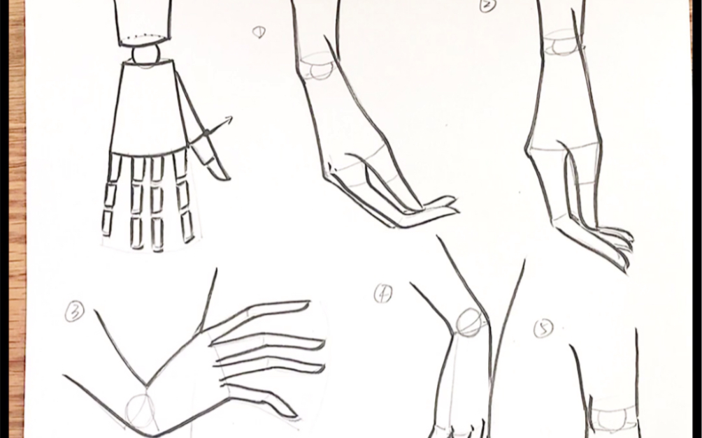 【手绘】时装 画人体局部—手的画法/教程