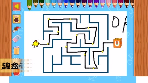 小猪佩奇 粉红猪小妹的快乐小鸡游戏连线走迷宫