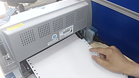 epson打印机装纸