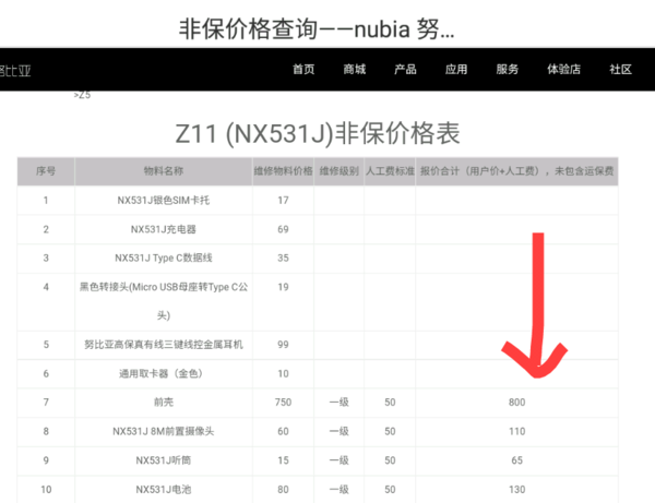 努比亚z11外屏换个外屏需要多少钱