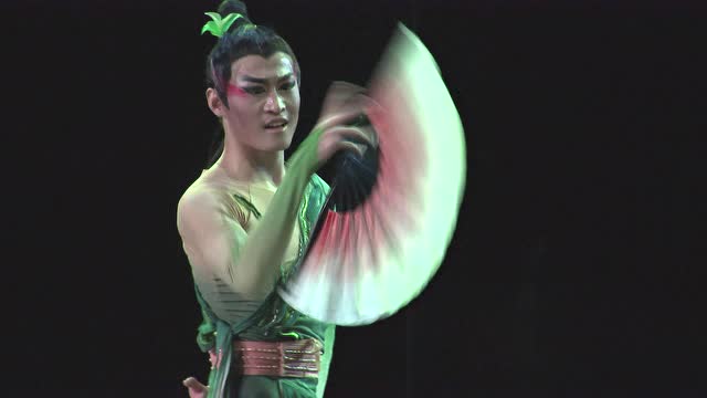 中国古典舞男子独舞《墨兰谣》