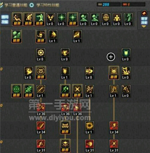 DNF黑曜神二觉技能加点图刷图加点推荐