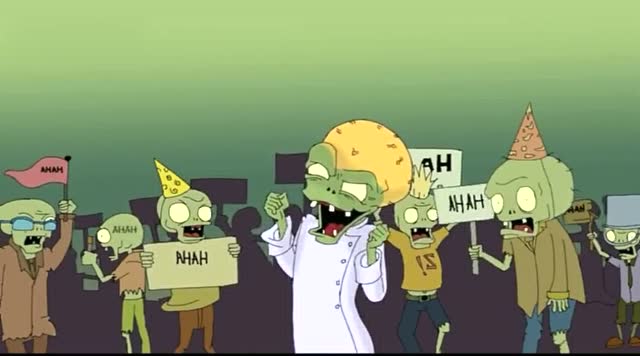 植物大战僵尸动画科学家僵尸发明时空穿越火箭意欲何为上篇