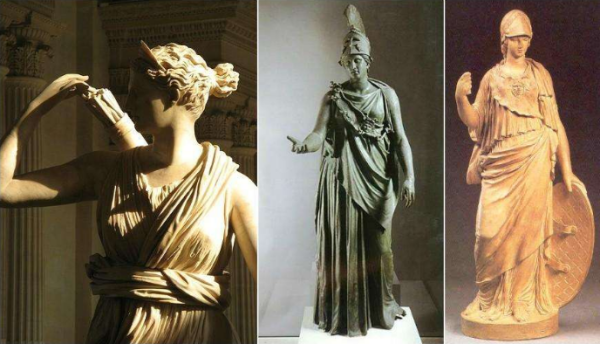 希腊神话的三处女神是哪三位?