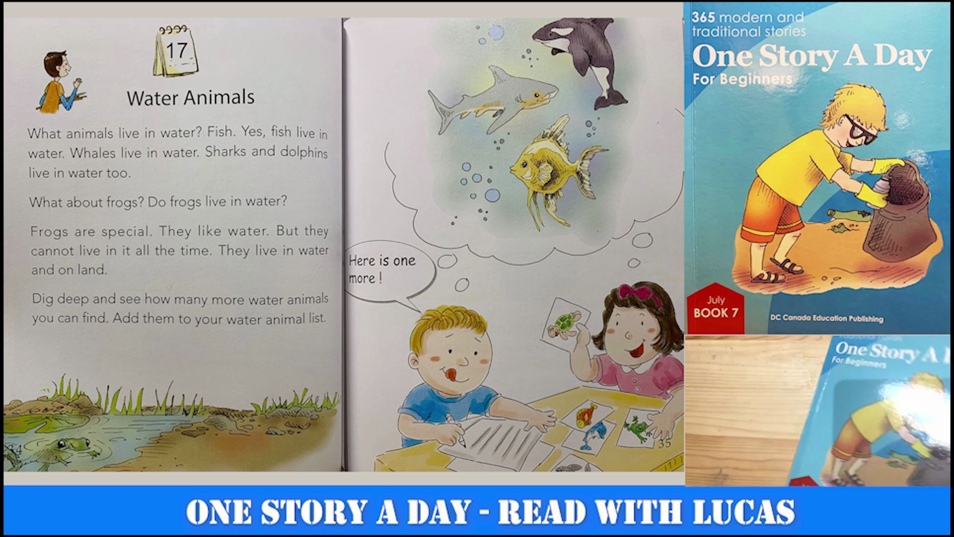 [图]《Water Animals》One Story a Day - Read with Lucas