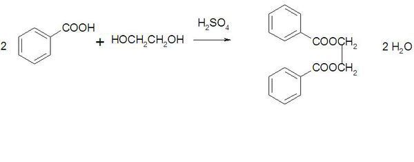 苯甲醇和乙二醇反应方程式