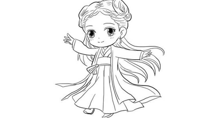 可爱的q版古风女孩动漫简笔画风行上传时间:1年前时长:09:51