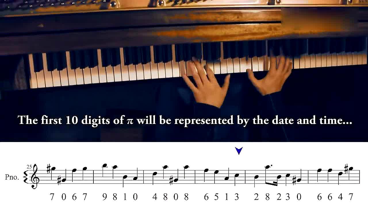 《 b>圆周率之歌 /b>》(钢琴版)