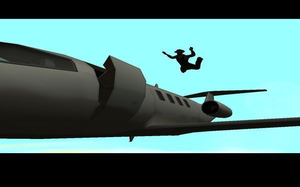 侠盗飞车圣安地列斯自由落体那关杀手的飞机怎