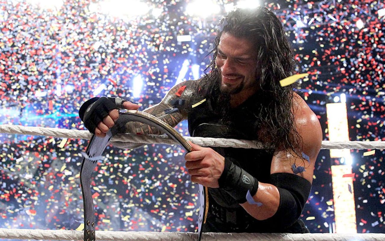  b>wwe /b>_ b>强者生存 /b> 罗曼飞冲肩击败迪恩成为新 b>wwe /b>