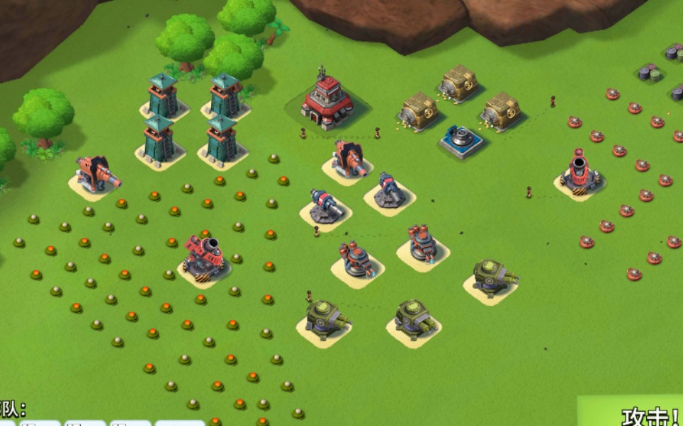 102个步兵推平 40级哈莫曼司令部