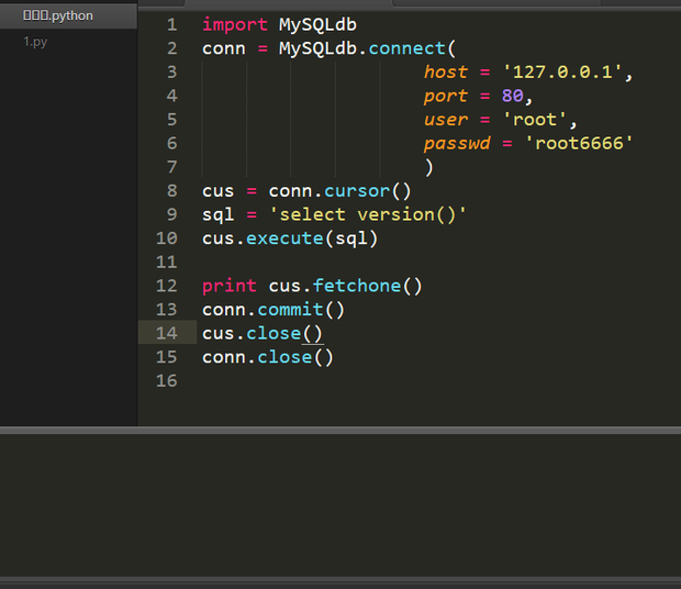 为什么使用python查询数据库数据没有返回也没