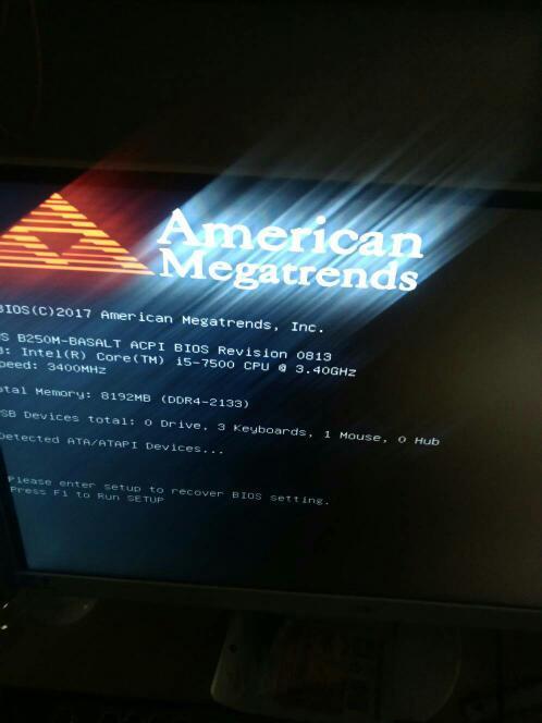 不了机显示americanmegacrends什么意思