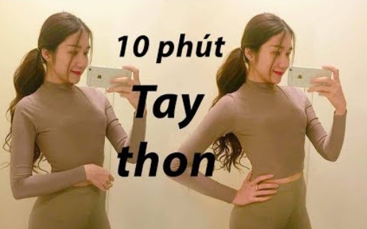 [图]【Phan Nữ Uyên Nhi】10分钟瘦手臂塑形训练