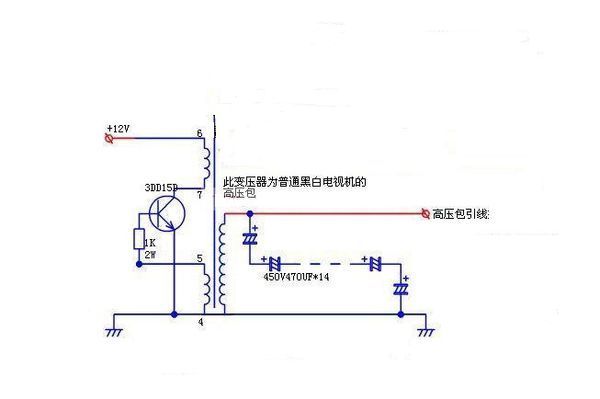 高压包电路图图片