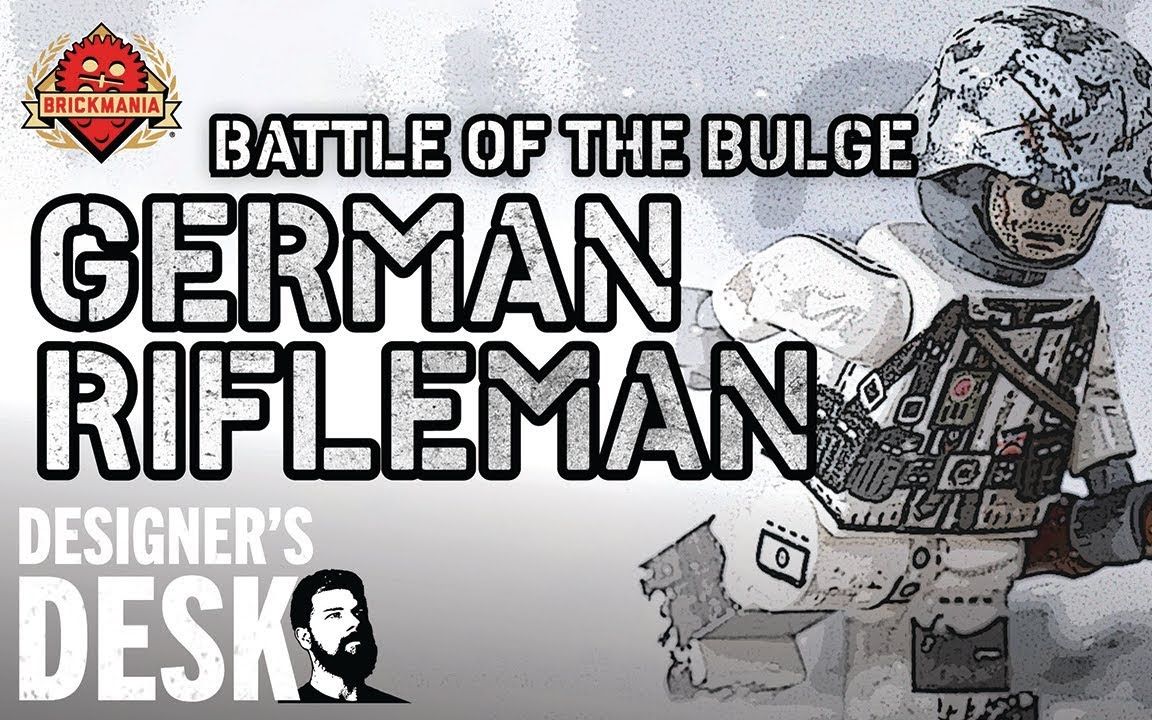 [图]Battle of The Bulge German Rifleman - Custom Military Lego - Brickmania