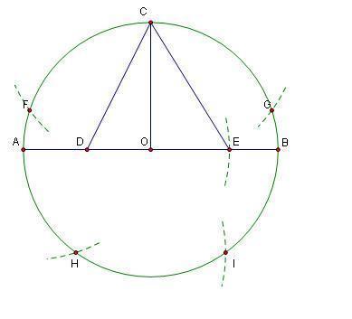 五等分圆的画法图解图片