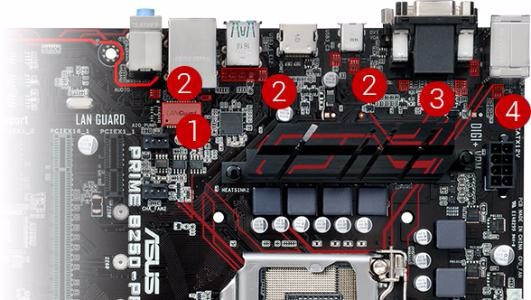 华硕prime b250-plus的主板 装固态硬盘用哪种接口