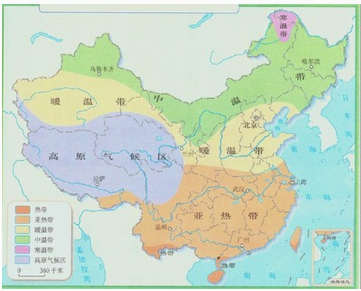 中国中温带图片