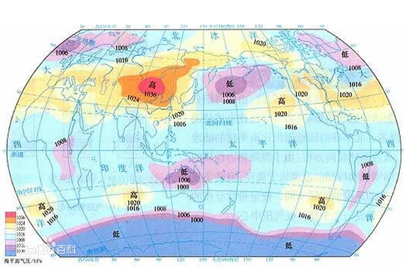 为什么亚洲大陆夏季气压低,冬季气压高,而海洋恰恰相反?