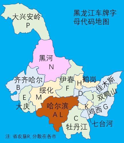 黑龙江都有哪几个市?