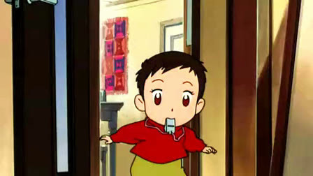 四年前(1995年),有一颗数码蛋不小心跨越大门掉到了光丘,八神太一的