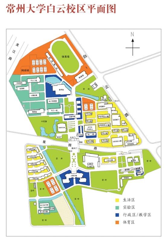 常州大学怀德学院地图图片