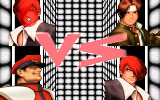 [图]DC《CAPCOM vs SNK 2000 PRO》(日版)二对二模式最高难度警察维加和八神痷全胜通关