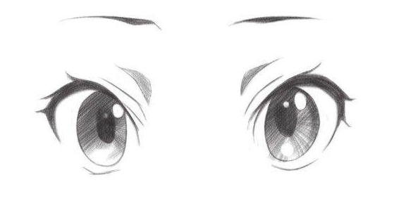 动漫人物眼睛简笔画