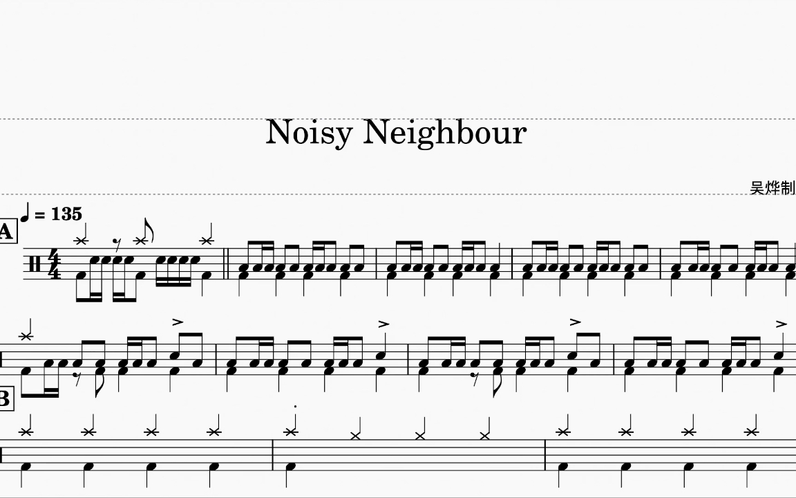 [图]《Noisy Neighbour》- Rock School 4级