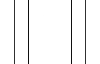 在4cm×7cm的正方形网格中,所有正方形的周长和为______厘米.