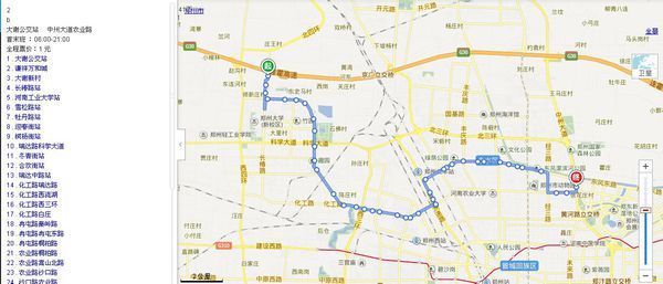 郑州b2公交车路线