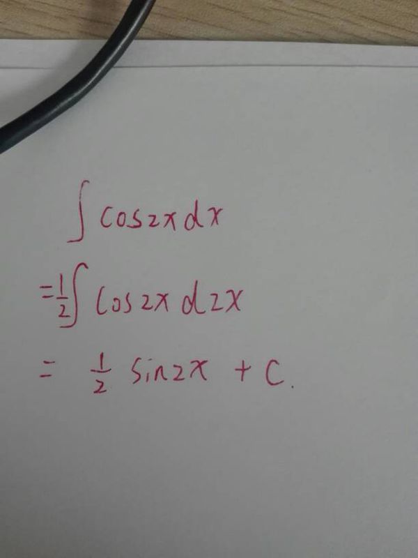 什么数的导函数等于cos2x,要详细过程