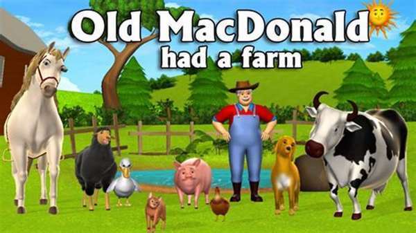 英语儿歌童谣《老麦克唐纳有个农场》歌词 old macdonald had a farm