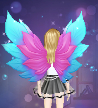 qq炫舞妖碟浮光翼是什么翅膀,大人小人的?