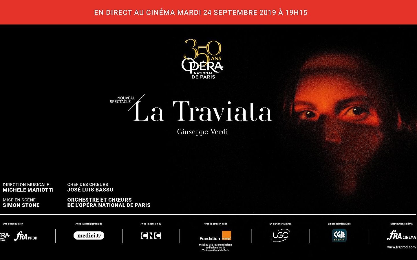 [图]威尔第《茶花女》Verdi: La Traviata 2019.09.24巴黎国家歌剧院 中文字幕