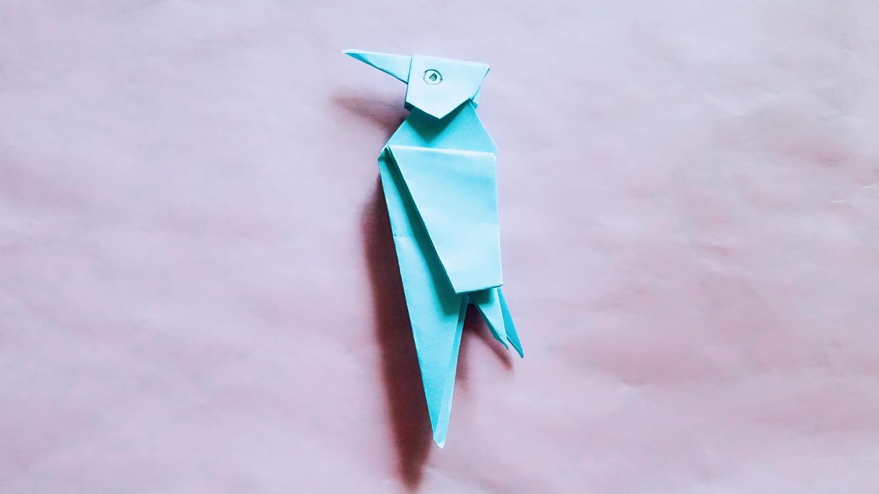 折纸王子  啄木鸟折纸教程讲解详细一看就会