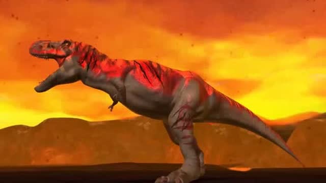恐龙战争:终极之战霸王龙vs棘龙,王者要的不仅仅是力量