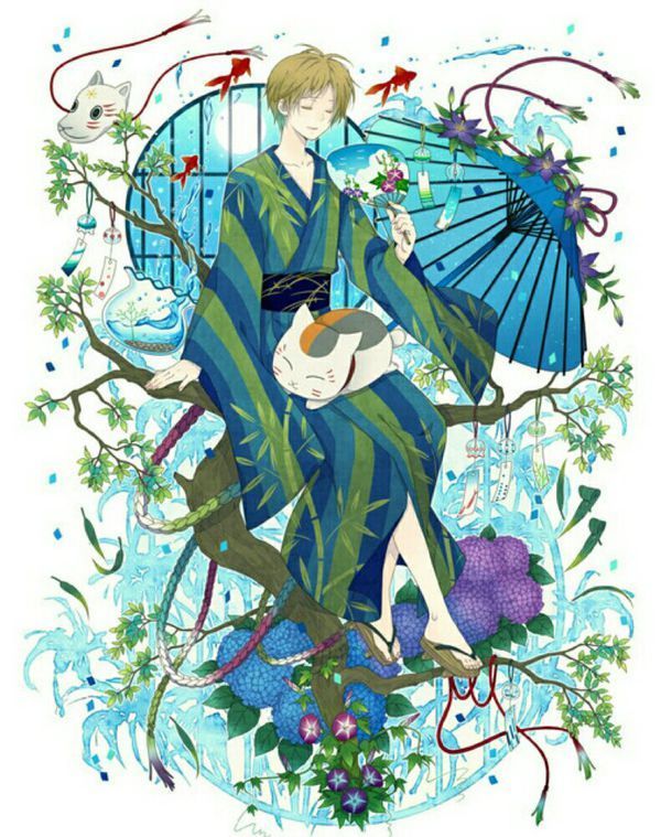 谁有夏目贵志的这个春夏秋冬的套图(四张)?求高清!